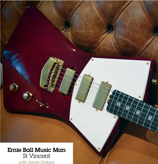  ??  ?? Ernie Ball Music Man St Vincent