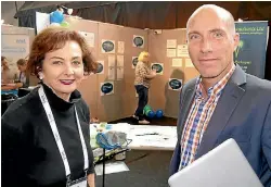  ?? JOHN HAWKINS/STUFF 635149461 ?? Careers and Transition Education Associatio­n New Zealand national executive member for Southland region Brigid More and Southland president Simon Richardson.