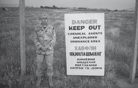  ?? PHOTO COURTESY OF JOHNNY LEE ?? The U.S. sent forces to Karshi-Khanabad, Uzbekistan, in the weeks after 9/11. The base had remnants of chemical weapons and radiation from its previous use as a Soviet site.