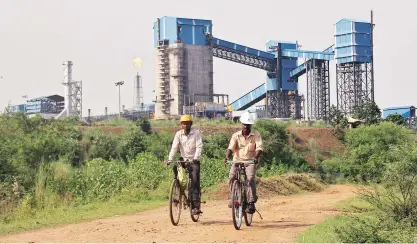  ??  ?? A Bhushan Steel plant in Odisha