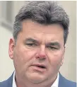  ??  ?? Dominic Chappell yesterday