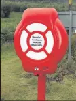  ??  ?? Float to live - Devices are on hand at Loch Doon to prevent drownings