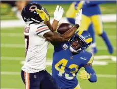  ?? AP ?? New Browns safety John Johnson
III joins a secondary that was ravaged by injuries and lacked a seasoned leader. “I’m looking forward to winning,” says Johnson, who recently played in the Super Bowl with the Rams.