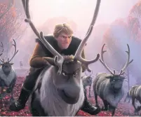  ?? WALT DISNEY STUDIOS ?? Kristoff and trusty reindeer Sven are back, with the latter serving as a mute love adviser to the mountain man.