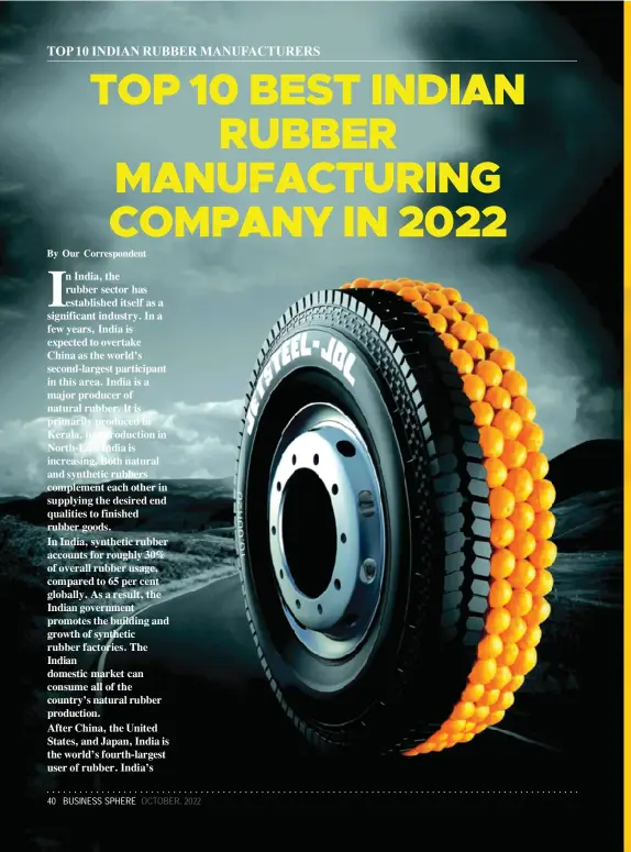 Prestige bestrating slank Top 10 Best Indian Rubber Manufacturing Company In 2022 - PressReader
