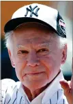  ?? AP PHOTO BY KATHY WILLENS ?? In this June 12, 2016 file photo: former New York Yankees pitcher Whitey Ford at the Yankees’ annual Old Timers Day baseball game in New York. A family member tells The Associated Press on Friday, Oct. 9, that Ford died at his Long Island home Thursday night.