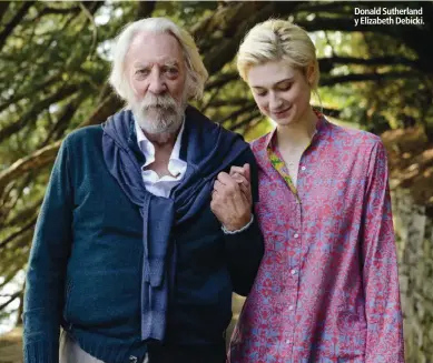  ??  ?? Donald Sutherland y Elizabeth Debicki.