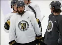  ?? Erik Verduzco Las Vegas Review-journal @Erik_verduzco ?? Golden Knights’ defenseman Deryk Engelland stayed with the team this season because he thought they had a chance to go to the Stanley Cup Finals.