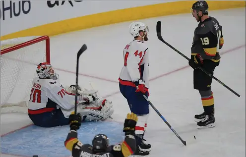  ?? Photo by John McDonnell / The Washington Post ?? The Vegas Golden Knights claimed a chippy Game 1 of the Stanley Cup final, 6-4, over Washington Monday night in Las Vegas. The teams know the only way they’re going to win the Cup is by playing smart hockey and staying out of the penalty box.