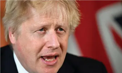  ?? ?? Boris Johnson. Downing Street has provoked derision by refusing to accept the fixed-penalty notices meant the rules had been broken. Photograph: Reuters