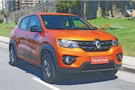  ??  ?? El Kwid tiene algunas cualidades de un SUV pequeño.