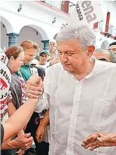  ?? ESPECIAL ?? Andrés Manuel López Obrador.