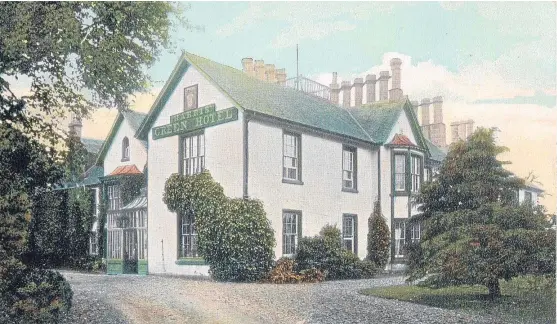  ??  ?? “This postcard of the Green Hotel, Kinross, was posted in 1906,” says reader David Millar. “The name Harris above the hotel sign is a reference to James J. Harris, the owner of the hotel at that time. The hotel was bought by the Kinross Estates around...