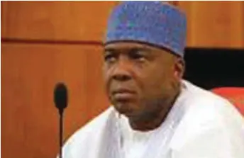  ??  ?? Senate President, Bukola Saraki