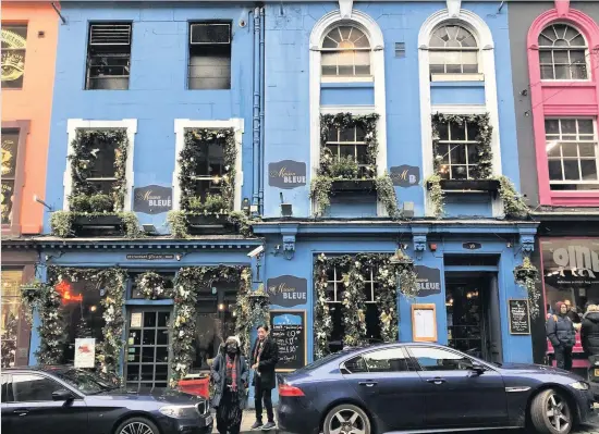  ??  ?? Maison Bleue Reformer reader Craig Canning took this shot of an iconic building on Edinburgh’s popular Grassmarke­t area