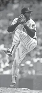  ?? 1987 GETTY IMAGES PHOTO BY JONATHAN DANIEL ?? In an 18-year MLB career, Lee Smith finished with 478 saves and a 3.03 ERA.