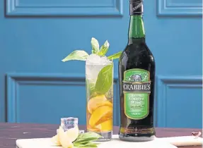  ??  ?? Crabbie’s is the best known green ginger wine.