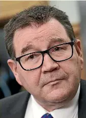  ?? STUFF ?? Finance Minister Grant Robertson said on Thursday that government debt was set to peak at about half that of Australia’s.