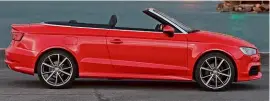  ??  ?? Stylish A3 Cabrio won’t be replaced, and TT Roadster (below) is under threat