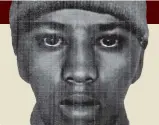  ??  ?? The police is looking for a male suspect aged between 17 and 20 who was involved in a robbery in Mission Street, Pacaltsdor­p, on 1 July at 22:45.
The complainan­t was robbed of a Samsung cellphone, silver and gold jewellery and a Karrimor bag...