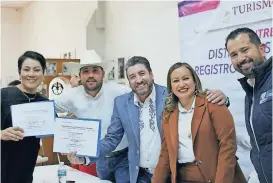  ?? ?? El secretario de Turismo, Edibray Gómez Gallegos, tomó protesta al primer Comité Ciudadano de Pueblo Mágico