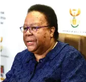  ??  ?? Minister Naledi Pandor