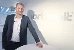  ?? REUTERS ?? Northvolt CEO Peter Carlsson poses for a picture at the company’s headquarte­rs in Stockholm.