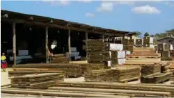  ??  ?? A timber facility in Lae Credit: ACIAR