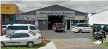  ?? GOOGLE MAPS ?? Super Cheap Tyres &amp; Auto Services Ltd in St Johns, Auckland, was among nine WOF outlets suspended.