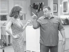  ?? PHOTO BY DAVID GIESBRECHT/ CBS ?? “Kevin Can Wait” stars Kevin James as a newly retired police officer looking forward to spending carefree, quality time with his wife (Erinn Hayes) and three kids. It airs tonight at 8:30 on CBS.