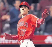  ?? ALEX GALLARDO — THE ASSOCIATED PRESS ?? Angels general manager Billy Eppler says the club is “hopeful” Shohei Ohtani will avoid surgery after spraining his ulnar collateral ligament.