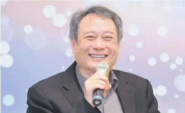  ??  ?? Ang Lee had won Oscars for directing ‘Brokeback Mountain’ and “Life of Pi’. — AFP photo