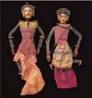  ??  ?? DEITY FIGURES of the Balinese peoples, probably Sanur, Indonesia, from the 1930s or earlier.