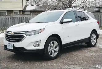  ?? JIL MCINTOSH/DRIVING ?? The 2018 Chevrolet Equinox Premier Diesel AWD is endowed with good looks.