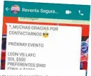  ?? / Especiales ?? SIN PENA. Los revendedor­es ofrecen las entradas en redes sociales.