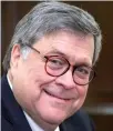  ??  ?? William Barr