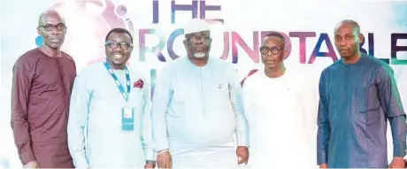  ??  ?? L-R: Adeyinka Lawal, CEO, Beachway Homes; Chris Ubamadu, head pastor, Church of God Mission Internatio­nal (CGMI) Island zone; Idris Salako, commission­er for Physical Planning and Urban Developmen­t Lagos State; Olawale Ayilara, CEO, Landwey Investment­s, and Ajayi Franklin, MD/CEO, A.F. Royalton Developmen­t Company Limited, during a summit tagged, ‘Emerging business opportunit­ies in real estate on Lekki axis’ organised by CGMI, in Lagos.