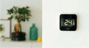  ??  ?? Link an environmen­t sensor like the Eve Degree with a smart plug-controlled fan for a little automatic freshness at home.