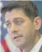  ??  ?? Speaker Paul Ryan