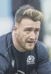  ??  ?? 0 Stuart Hogg: Struggling with a hamstring injury