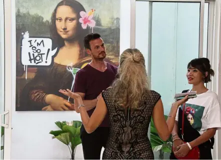  ??  ?? Gallery des Artistes in Petaling Jaya opens with a group exhibition called France Is Now. — Photos: Gallery des Artistes