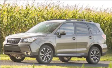  ??  ?? Subaru has taken very seriously the off-road capability of its new Forester.The all-wheel-drive Forester handles with aplomb and its 22 cm of ground clearance is a real confidence booster, even in the most rugged conditions.