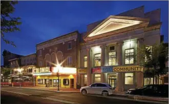  ?? SUBMITTED PHOTO ?? Phoenixvil­le swept all 14 categories in the first ever Classic Towns People’s Choice Awards recognizin­g downtown businesses. The downtown district competed against 19 other towns. The Colonial Theatre was the winner for Best Theatre.