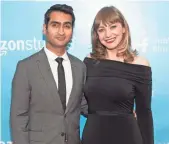  ?? MAT HAYWARD, GETTY IMAGES ?? Nanjiani and his wife, Emily V. Gordon, based romantic comedy The Big Sick on their relationsh­ip.