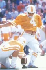  ?? UNIVERSITY OF TENNESSEE PHOTO ?? Fuad Reveiz starred for Tennessee during the 198184 seasons, posting school, SEC and NCAA records that remain today.