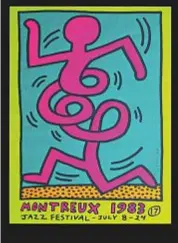  ??  ?? MORÌ A SOLI 31 ANNI Sopra a sinistra, Keith Haring, morto nel 1990; a destra; sopra una sua opera, Fucsia.