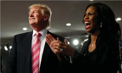  ?? Photograph: Carlo Allegri/Reuters ?? Donald Trump and Omarosa Manigault Newman in Detroit, Michigan, in 2016.