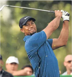  ?? Picture: Getty. ?? Tiger Woods withdrew from his most recent tournament, in February in Dubai, after an opening 77. He said playing in this week’s Hero World Challenge in the Bahamas is a “big step”.