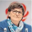  ?? FOTO: DPA ?? Den meisten Befragten unbekannt: Saskia Esken, SPD-Chefin.