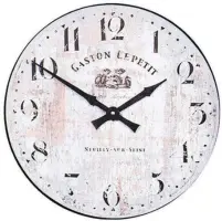  ??  ?? Roger Lascelles French baker’s wall clock, £38.90, Time Shop 4U.